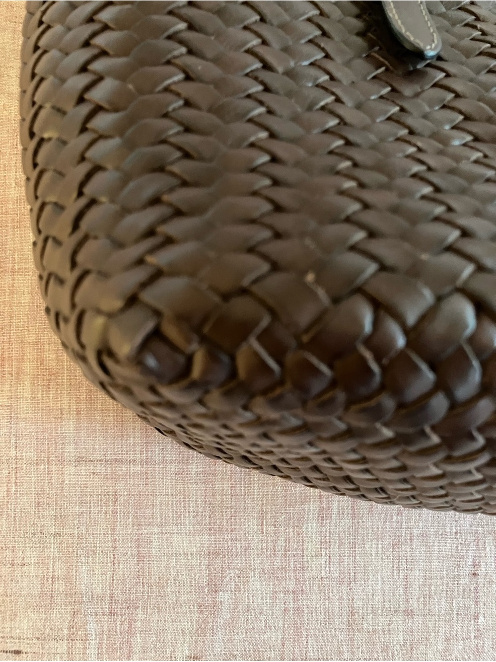 Coach Woven Swing Tote, in Maple - Picture 5 of 10